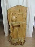 'Arte nel legno' (Art in wood) - Sculpture made of cypress wood (sold)